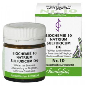 BIOCHEMIE 10 Natrium sulfuricum D 6 Tabletten