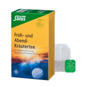 FRÜH- UND ABEND-Kräutertee Bio Salus Filterbeutel