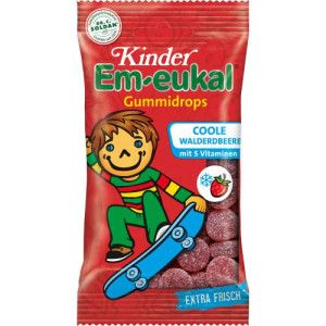 EM-EUKAL Kinder Gummidrops coole Walderdbeere zh.